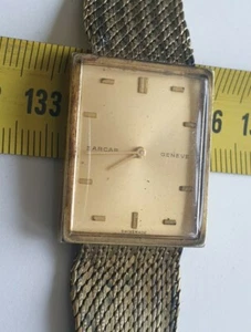 Vintage Rare Mens Sarcar Geneve Watch Manual Swiss Watch Wristwatch - Faulty - Picture 1 of 12