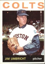 1964 Topps Houston Colt .45s Baseball Card #389 Jim Umbricht - NM