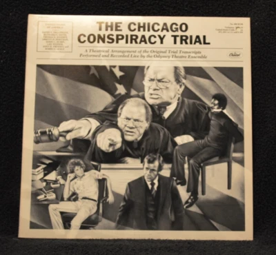 THE CHICAGO CONSPIRACY TRIAL Odyssey Theater Ensemble 2LP NEVER PLAYED PROMO Foto 1 de 4