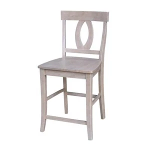 Cosmo Counter height Stool - 24" Seat Height , Washed Gray Taupe - Picture 1 of 9