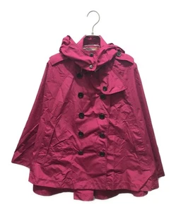 Burberry London Poncho Hooded Pink Woman 38 - Picture 1 of 4