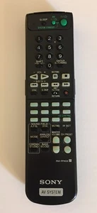 Sony RM-PP404 AV System Remote Control Receiver Flip Top Black Genuine TESTED - Picture 1 of 4
