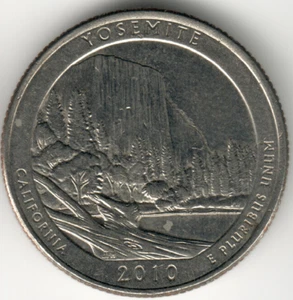 USA - 2010P - Washington ¼ Dollar - Yosemite - Low Mintage - #10407 - Picture 1 of 2