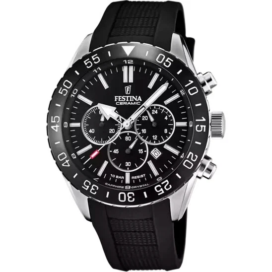 Watch Festina F20515/2 CERAMIC Man 44mm Stainless steel