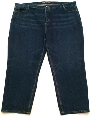 Old Navy Jeans Womens Plus 28 High Rise Straight Leg, Slouchy Button Fly (53X29) - Image 1 of 3