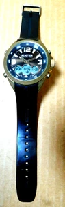 Kenneth Cole~Reaction Digital Round Black/ Dark - Men's Watch - Picture 1 of 12