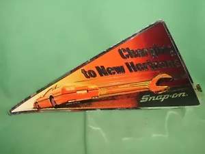 Vintage Nuovo! Adesivo Snap On Tools "Ricarica a Nuovi Orizzonti" - Foto 1 di 3