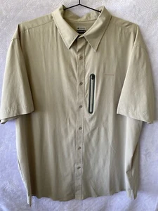 Columbia GRT Mens Short Sleeve Button Up Sz XXL - Picture 1 of 6
