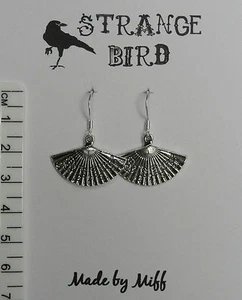 Oriental fans! earrings fan funky stylish delicate - Picture 1 of 2