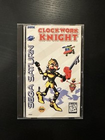 Sega Saturn Clockwork Knight Complete Tested Game CIB