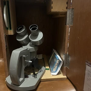 Olympus Tokyo Industrial Vintage Optical Microscope VT-ll Made in Japan 60s - Picture 1 of 12