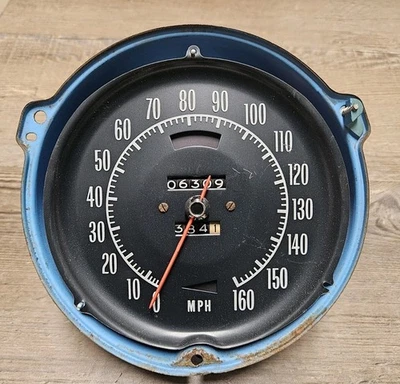 Chevrolet Corvette 1972 1973 160 mph velocímetro GM OEM  Foto 1 de 4