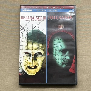 Hellraiser III Hell on Earth / Bloodlines (3 & 4) (DVD 1992) Horror Clive Barker - Picture 1 of 8