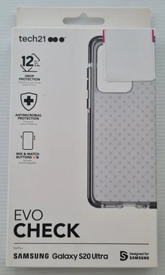 Tech21 EVOCHECK Phone Case For Samsung Galaxy S20 Ultra  - Image 1 of 2