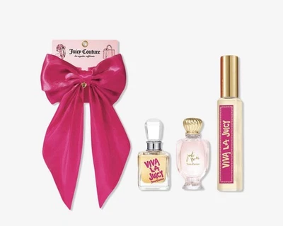 Juicy Couture духи Viva La Juicy и просто Moi парфюмированная вода + розовый бант зажим новый - Изображение 1 из 4