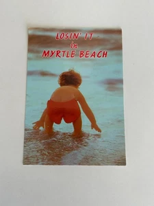 Vintage Myrtle Beach Postcard ~ Cute ~ Losin' It in Myrtle Beach ~ 1992 - Picture 1 of 3