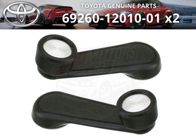 Regulador de ventana de puerta delantera con manija genuina Toyota Land Cruiser FJ40 69260-12010 Foto 1 de 4