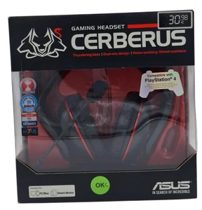 CUFFIE GAMING ASUS (CERBERUS) COMPATIBILI CON PS4 PCE E MEC COLORE ROSSO - Imagen 1 de 7