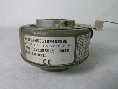 Dynapar HS351024D3226 Encoder 20mm 5-26V USED - Image 1 of 2
