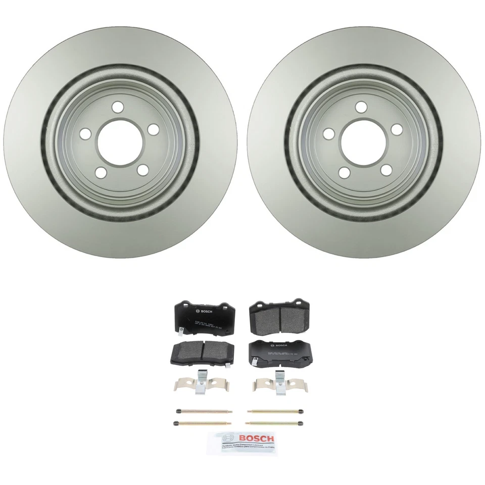 Комплект полуметровых дисковых тормозных колодок Bosch задние тихие роторы 350 мм для Dodge Charger - Изображение 1 из 1