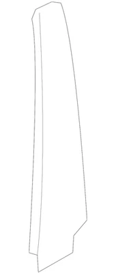 Genuine BMW Center Pillar Trim 51-35-7-453-303 - Image 1 of 2