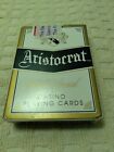 Cartes à jouer noires vintage Barley's Casino & Brewing Co. Aristocrat États-Unis