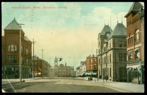 ONTARIO ST. WEST - STRATFORD, ON POSTCARD - Imagen 1 de 1