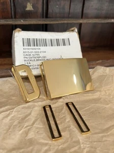 New Military Brass Belt Buckle w/o Insignia GVT876PLGD 8315-01-503-2104 - Picture 1 of 5
