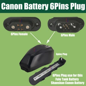 Ebike Shanshan Battery 6pins Power Plug Connector Male Female Battery Plug - Picture 1 of 11