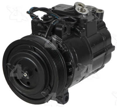 Compresor-compresor de aire acondicionado 4 estaciones 97566 Reman se adapta 03-09 Saab 9-5 Foto 1 de 4