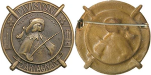 67° Division d’Infanterie, D’ARTAGNAN, glatter Rücken geprägt, (A.B.) - Bild 1 von 1