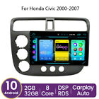 Android 2+32Gb Carstereo Radio 8-Core  Gps Carplay Dsp For Honda Civic 2000-2007