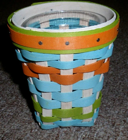 Longaberger Miniature Collectors Club Limited Sunshine Basket Set-NEW!!! Cover