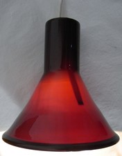 Michael Bang Holmegaard Pendel-Lampe P+T Mini 1972 red pendant lamp Carnaby