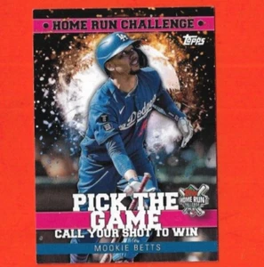 2022 Topps Home Run Challenge Code Cards #HRC14 Mookie Betts Unscratched - Picture 1 of 1