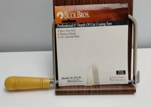 Buck Bros Professional 6" Depth Of Cut Coping Saw - Picture 1 of 3