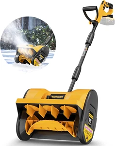 Cordless Snow Shovel Compatible for Dewalt 20V Battery(No Battery) 12-Inch Elect - Picture 1 of 8