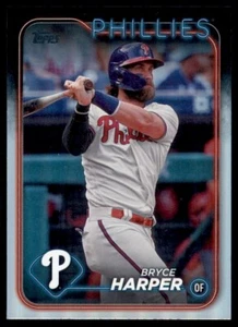 2024 Topps Baseball #200 Bryce Harper Rainbow Foil - Foto 1 di 2