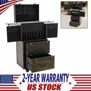 Rollbarer abschließbarer Schmink Zug Koffer Organizer Trolley abschließbar Profi - Bild 1 von 13