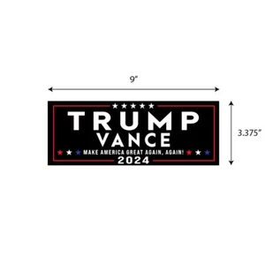 TRUMP VANCE 2024 MAGA Parachoques Adhesivo Calcomanía Gráfica Elección BS0562 - Imagen 1 de 5