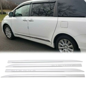 Para Toyota SIENNA 2011-2020 ABS exterior puerta carrocería moldura lateral moldura cromada - Imagen 1 de 12