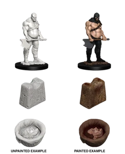Miniaturas sin pintar de cortes profundos Pathfinder: ejecutor y bloque de corte - Imagen 1 de 1