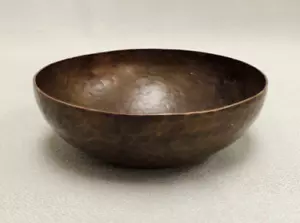 Malcolm Bunker Handmade copper bowl Lexington Mass. Arts & Crafts Stickley Era - Picture 1 of 14
