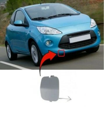 Fits Ford Ka 2009-2016 Front Bumper Towing Eye Cover Primed High Quality - Image 1 of 4