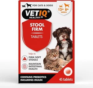 VETIQ STOOL FIRM FOR DOGS & PUPPIES 45 TABS - FOR LOOSE STOOLS 1 OR 2 PACKS