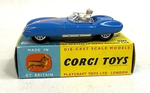 Auto da corsa Corgi Toys 151a Lotus Mark Eleven Le Mans. - Foto 1 di 12