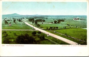 Gettysburg Battlefield aerial view Pennsylvania Postcard UND 1903 - Picture 1 of 2