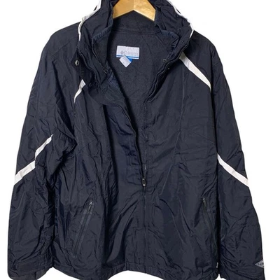 Vintage Columbia Coat Mens Size 2x Bugaboo Black Gorpcore Sportswear Omni-Tech - Image 1 of 4