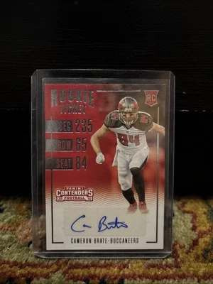 2016 Panini Contenders - Rookie Ticket Cameron Brate #277 (AU, RC) - Image 1 of 2