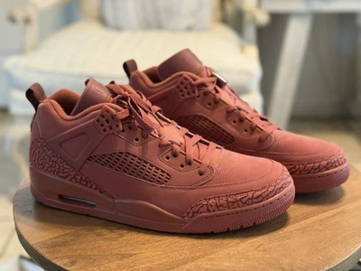 Men's Size 13 Nike Air Jordan Spizike Low Shoes Canyon Rust Dark Pony - Image 1 of 4